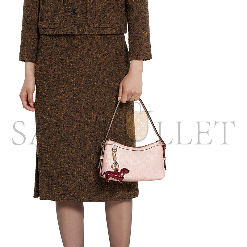 GUCCI GG EMBLEM SMALL SHOULDER BAG 847450 (22*14*8cm) GUCCI GG EMBLEM SMALL SHOULDER BAG 847450 (22*14*8cm)